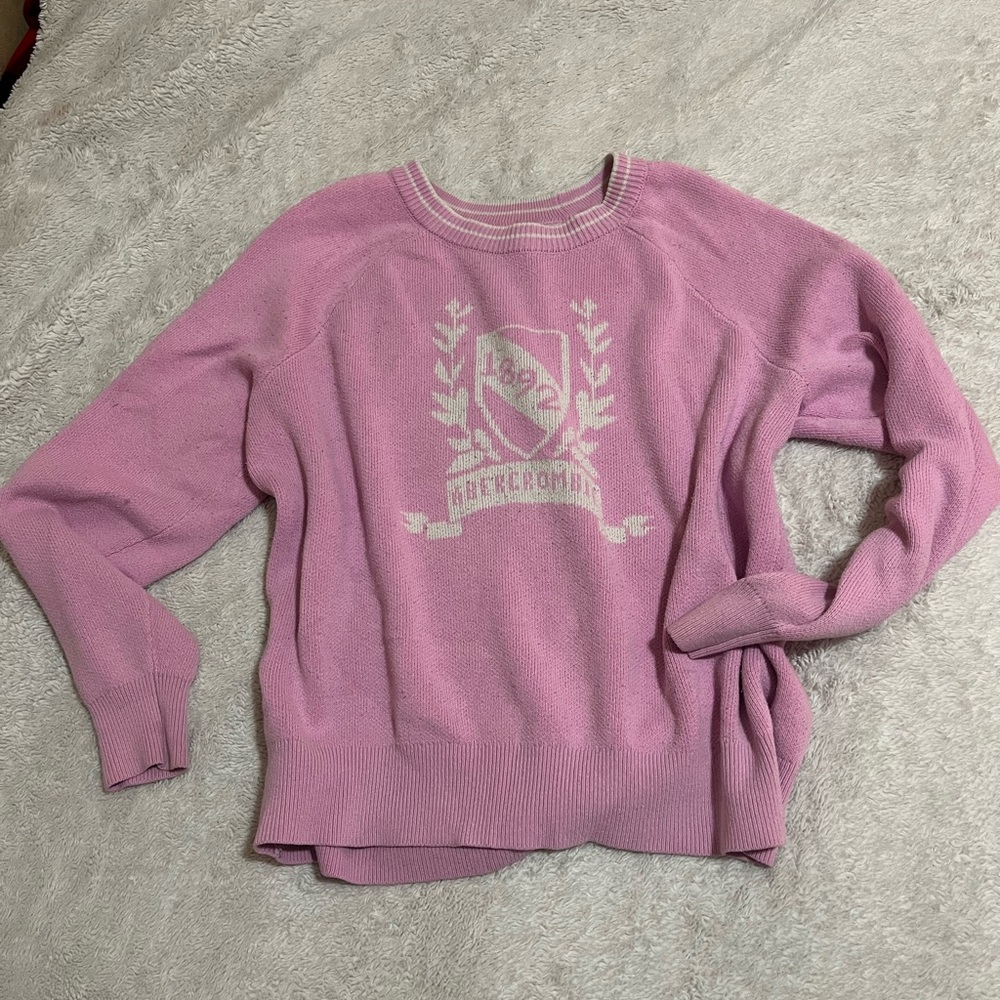 Abercrombie & Fitch Pink Crest Sweater